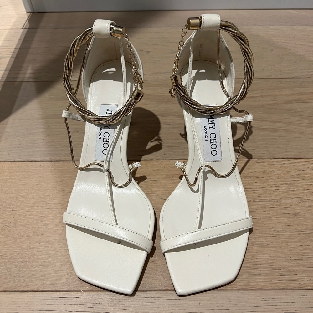Jimmy choo strappy sandals size 35.5